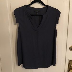 J. Crew blue blouse size 8